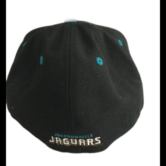New Era Cap Hat Unisex Size 7 1/4” Color Black Jacksonville Jaguars Fitted - Picture 2 of 8